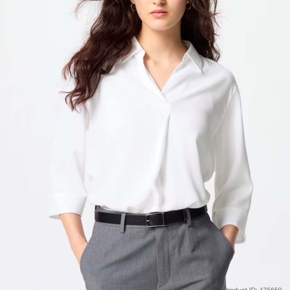 White blouse uniqlo